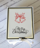 Christmas Gift Box Ribbon Close