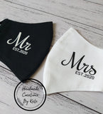Mr & Mrs 2 layer mask set