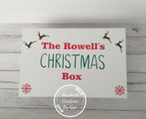 Christmas Gift Box Magnet Close