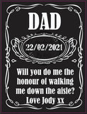 JD Walk me down the Aisle Label