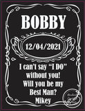 JD Walk me down the Aisle Label