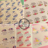 Custom Printed Stickers Square or Circle
