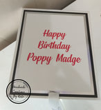 Ribbon Gift Box with name or message