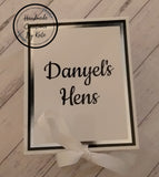 Ribbon Gift Box with name or message