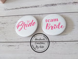 Team Bride Badges