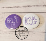 Team Bride Badges