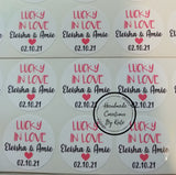 Bonbonniere Printed Stickers