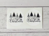 Christmas sticker packs 18 piece 5cm