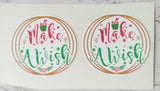 Christmas sticker packs 18 piece 5cm