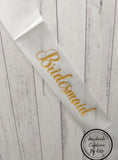 Bridal Party Sash