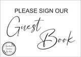 Printed Guest Book Sign