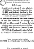 Kids Name Label Sheet