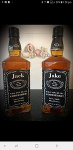 Godfather alcohol label
