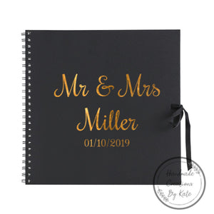 Guest Book 8x8inch with Ribbon