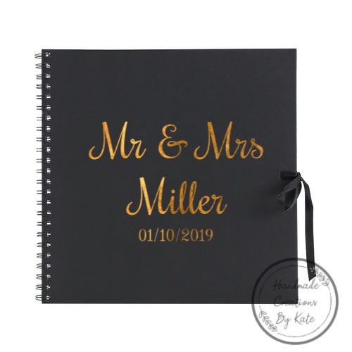 Guest Book 8x8inch with Ribbon