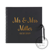 Guest Book 8x8inch with Ribbon