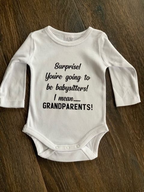 Grandparent Surprise Onesie