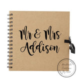 Guest Book 8x8inch with Ribbon