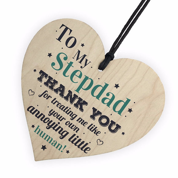 Wooden Heart Stepdad